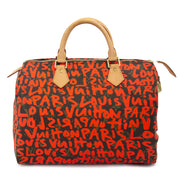 Louis Vuitton and Stephen Sprouse collab Graffiti Speedy 30 nu te koop bij labellov vintage mode webshop belgië