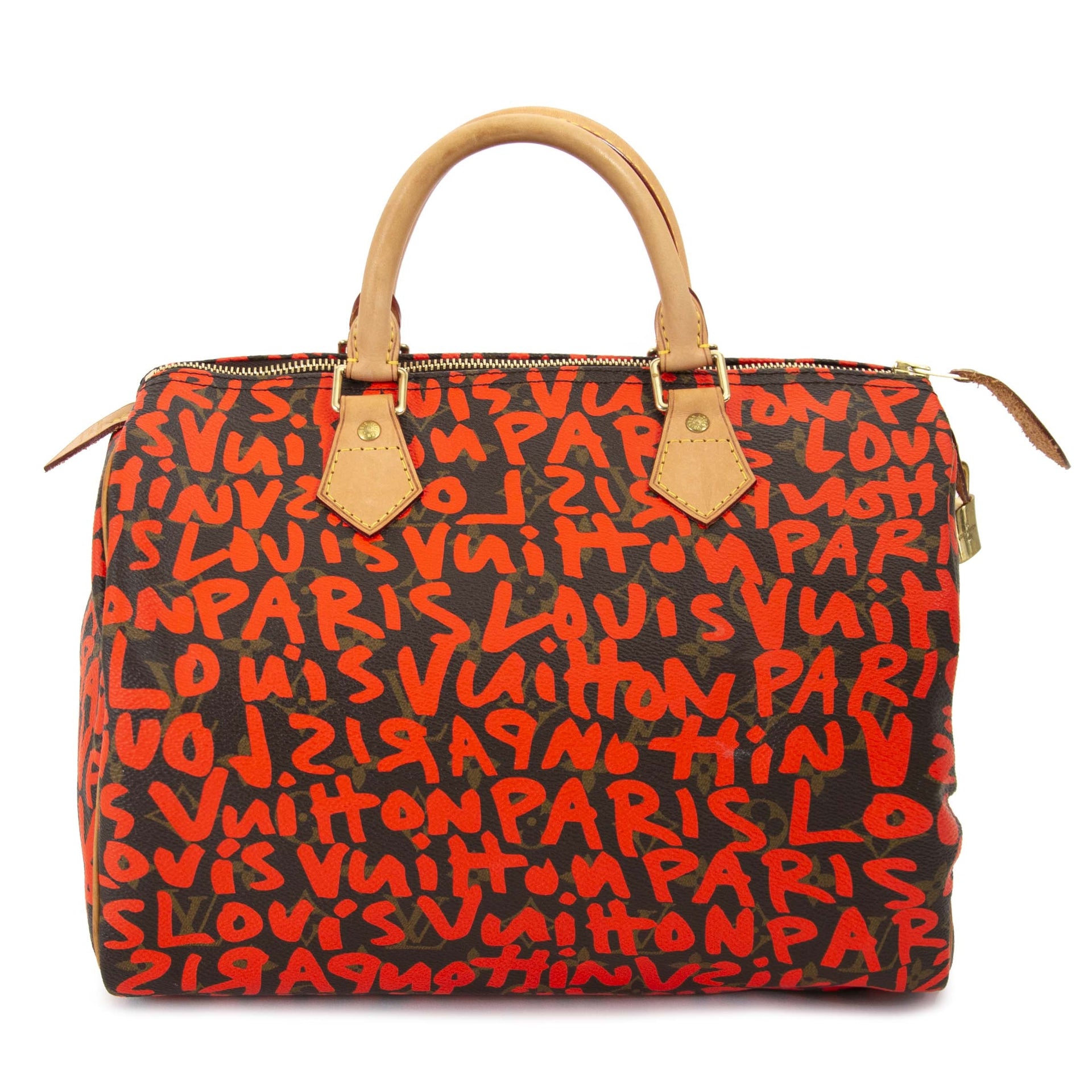 Louis Vuitton and Stephen Sprouse collab Graffiti Speedy 30 nu te koop bij labellov vintage mode webshop belgië