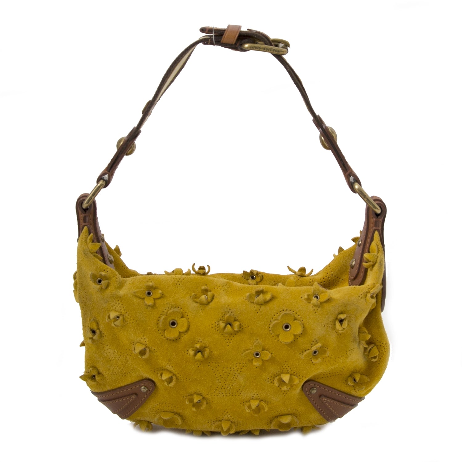 Louis Vuitton fleurs mustard nu online bij Labellov vintage mode webshop