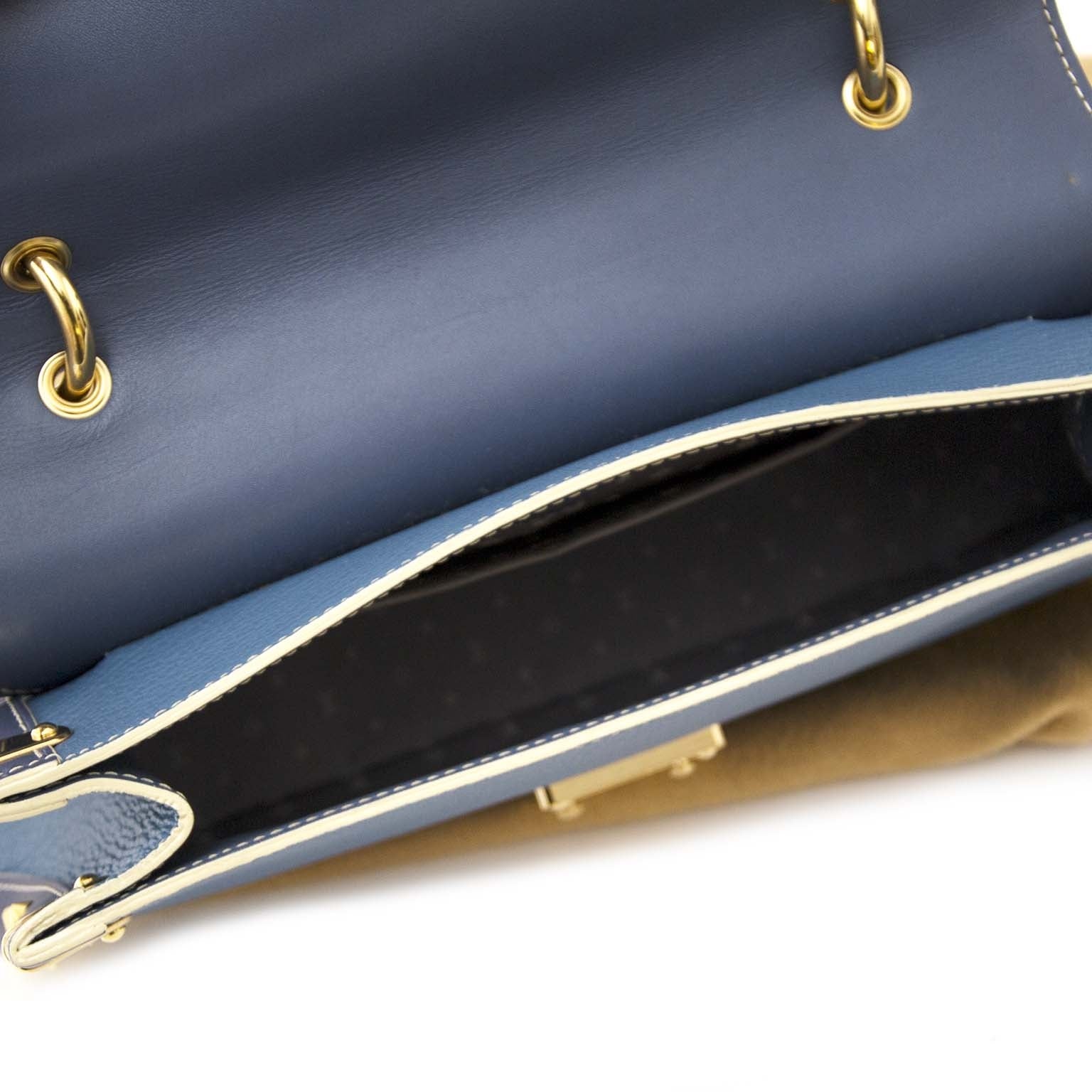 authentieke Louis Vuitton Blue Suhali Le Talentueux te koop bij labellov antwerpen