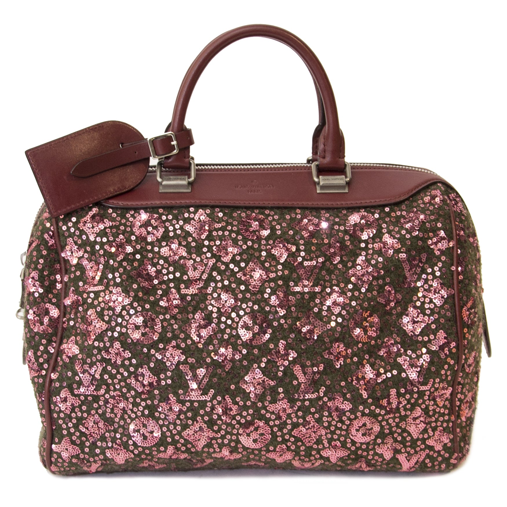 Sac Speedy Louis Vuitton Sunshine Express bordeaux en édition limitée