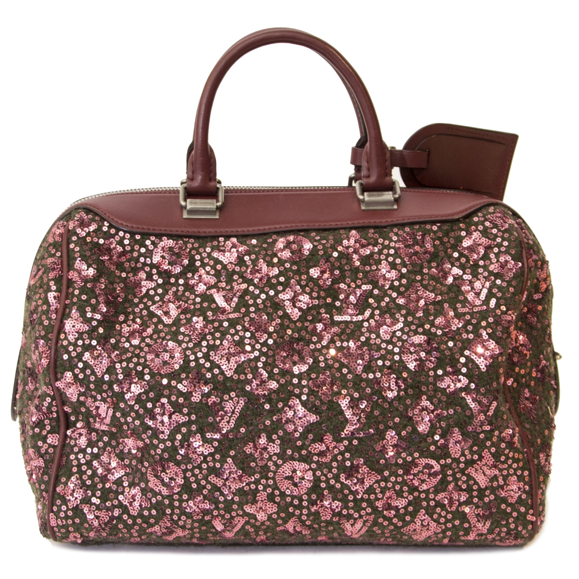 Sac Speedy Louis Vuitton Sunshine Express bordeaux en édition limitée