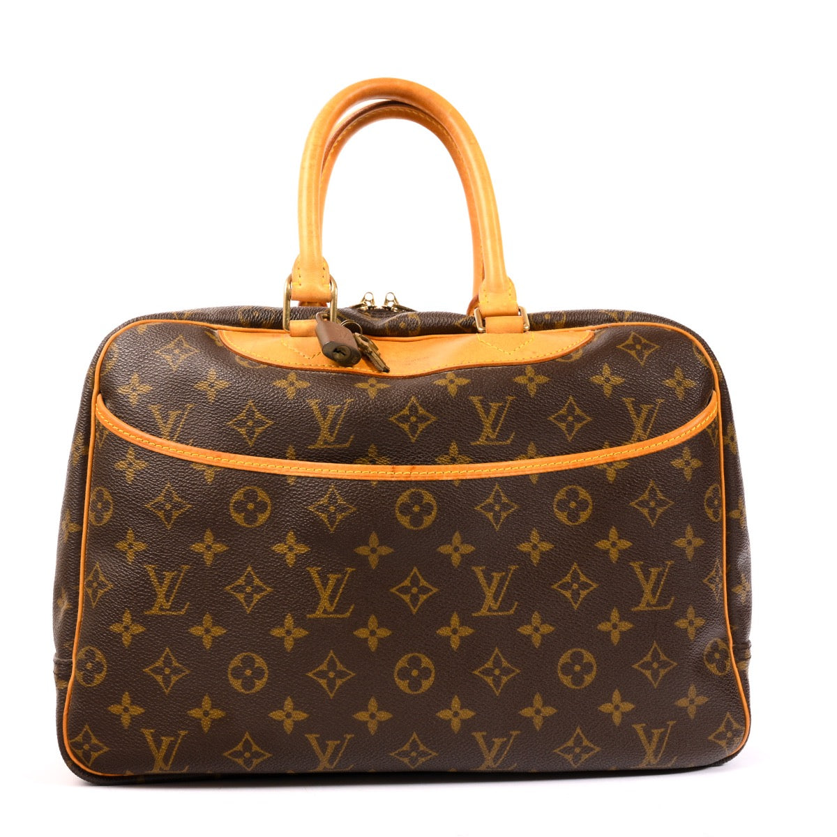 authentic second hand Louis Vuitton Deauville top handle bag in very good condition on Labellov.com