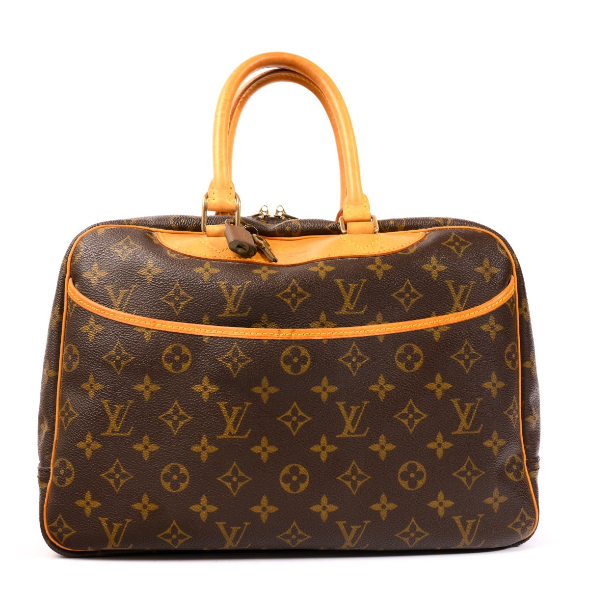 authentic second hand Louis Vuitton Deauville top handle bag in very good condition on Labellov.com