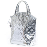 ouis Vuittton Monogram Mirror Lockit Silver