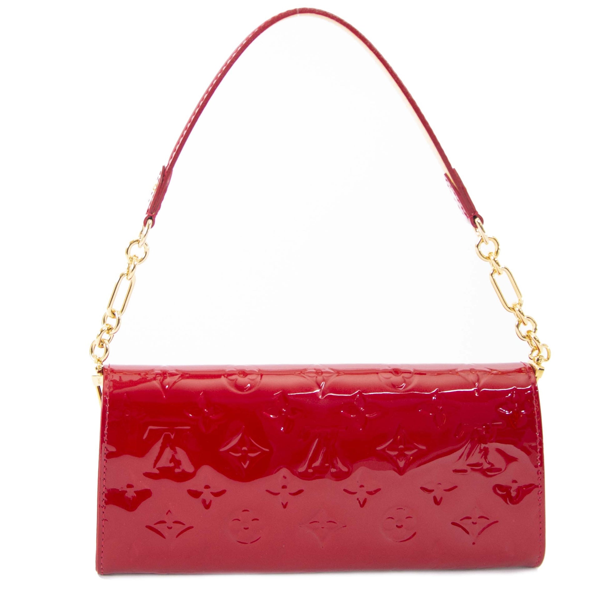 Louis Vuitton Red Monogram Vernis Sunset Boulevard Clutch Bag for sale online