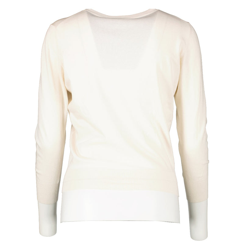 Louis Vuitton Cream Silk Cardigan