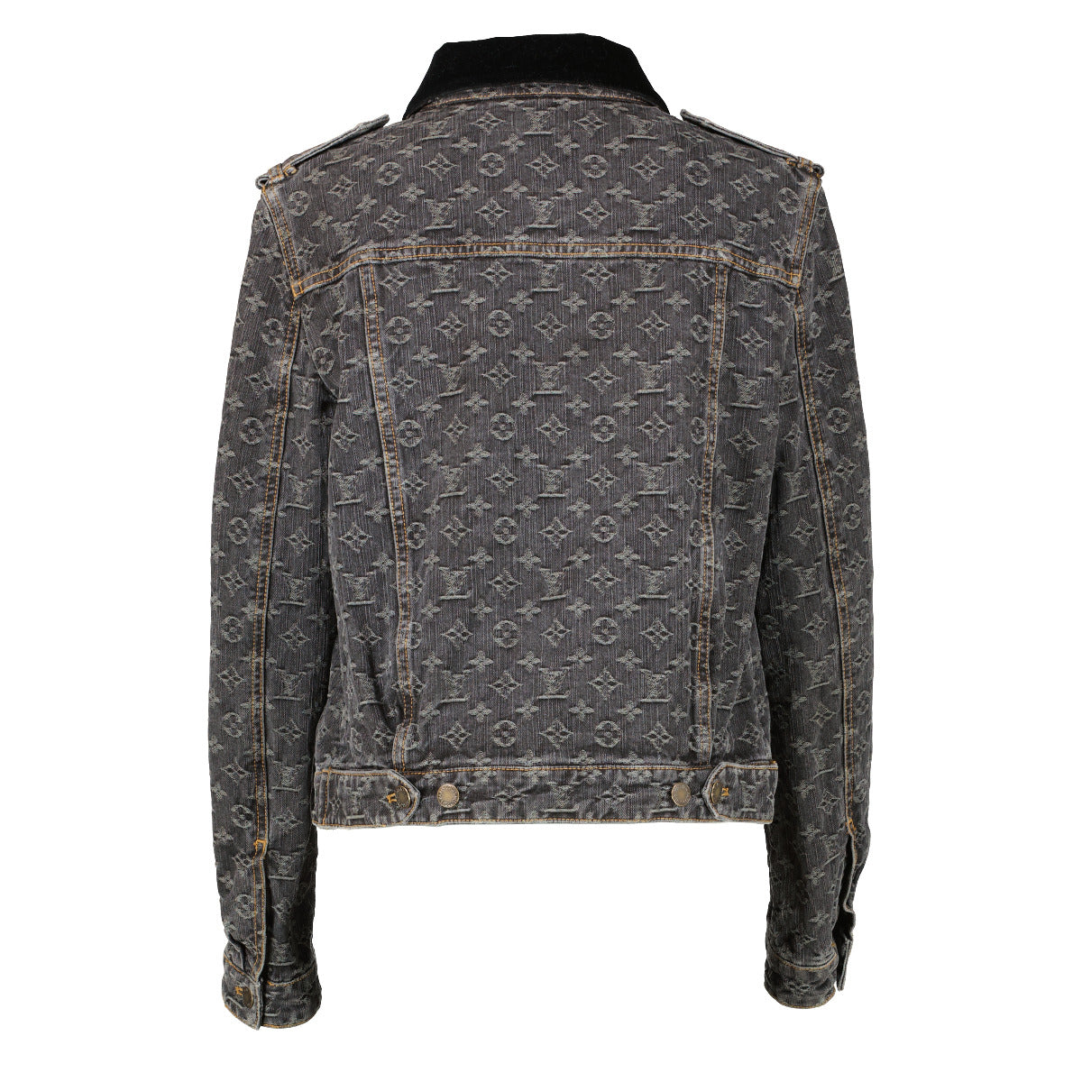 Louis Vuitton Monogram Denim Jasje - Maat 40