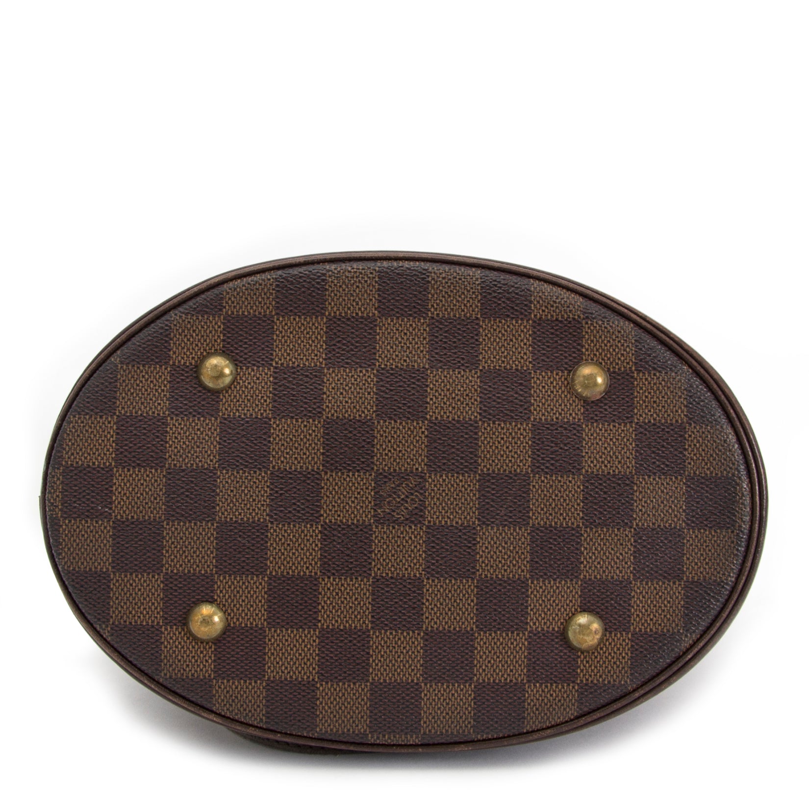 acheter en ligne pour le meilleur prix Louis Vuitton Damier Ebene Marais Bucket Bag PM