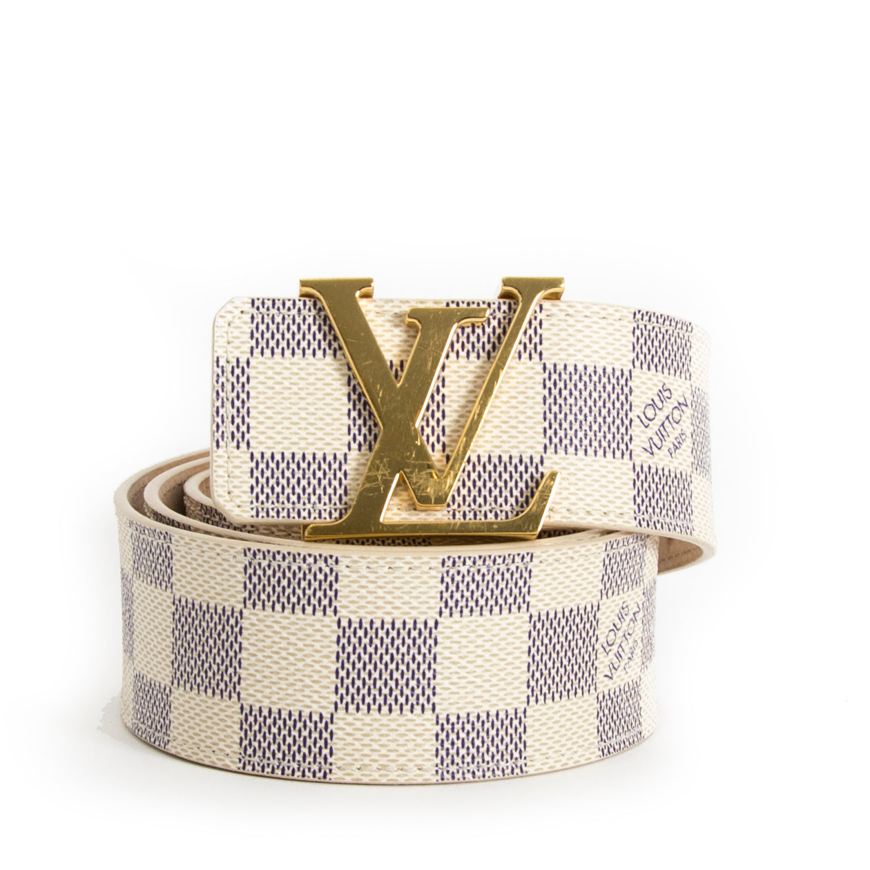 acheter en ligne pour le meilleur prix Louis Vuitton Damier Ebene Belt
