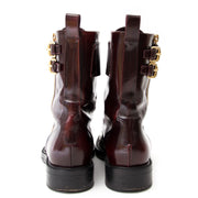 shop online at the best price Louis Vuitton Bordeaux Calf Leather Diplomacy Ranger Boots - Size 38,5
