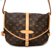 acheter en ligne pour le meilleur prix sac a main comme neuf Louis Vuitton Monogram Canvas Saumur Messenger Bag