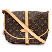 shop safe online at the best price your designer luxury bag Louis Vuitton Monogram Canvas Saumur Messenger Bag