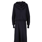 Maison Margiela Black Long Hoodie Dress