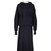 Maison Margiela Black Long Hoodie Dress