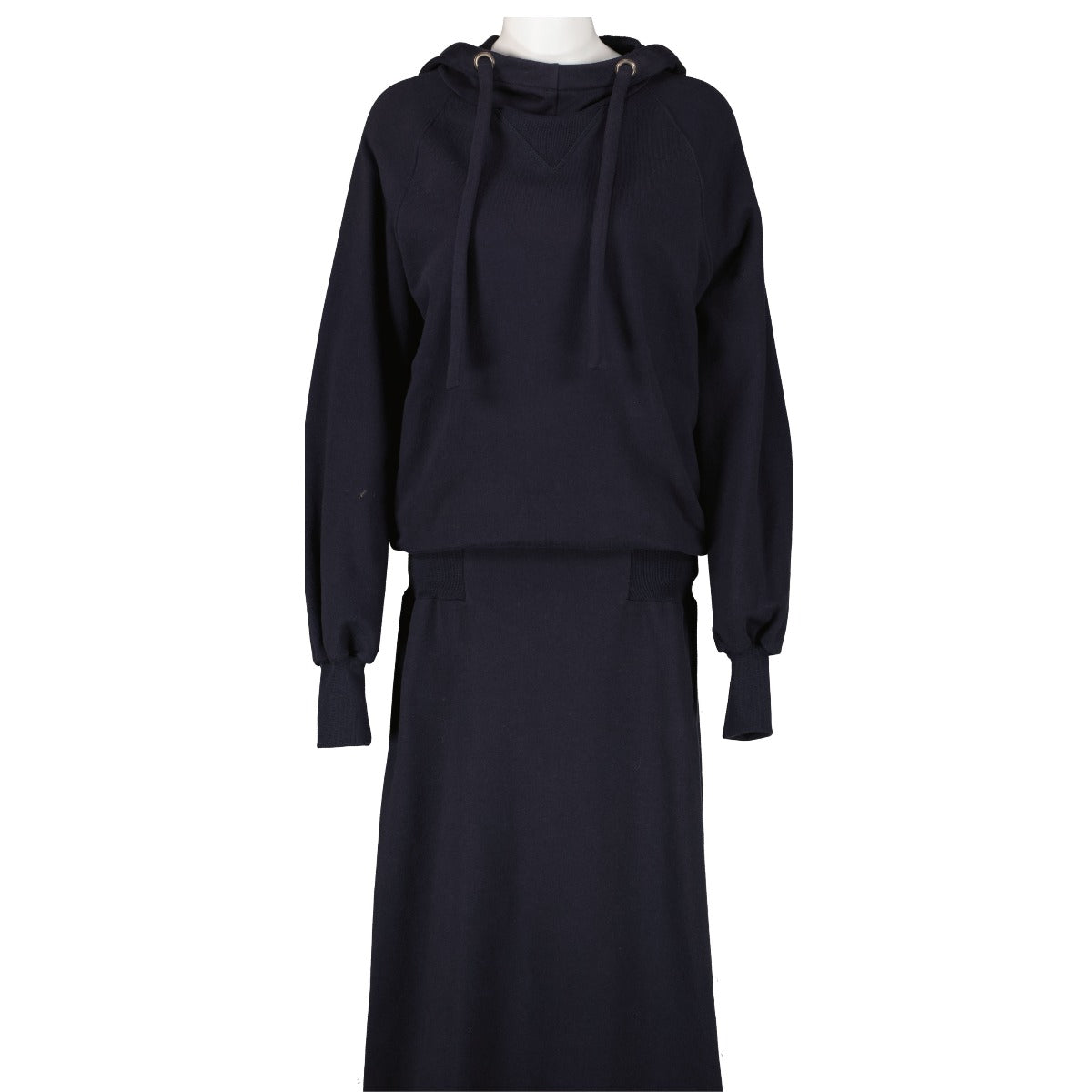 Maison Margiela Black Long Hoodie Dress