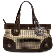 marni brown leather woven bag now for sale at labellov vintage fashion webshop belgium