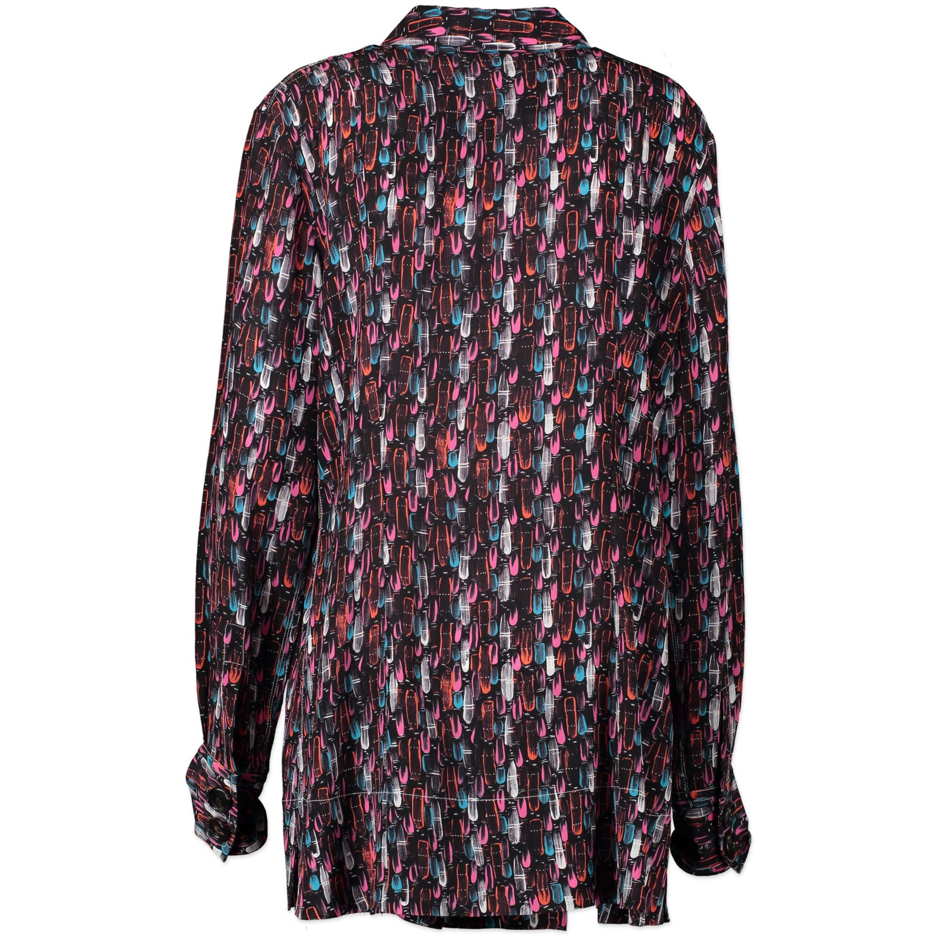 Marni Silk Paint Splatter Blouse - size IT46