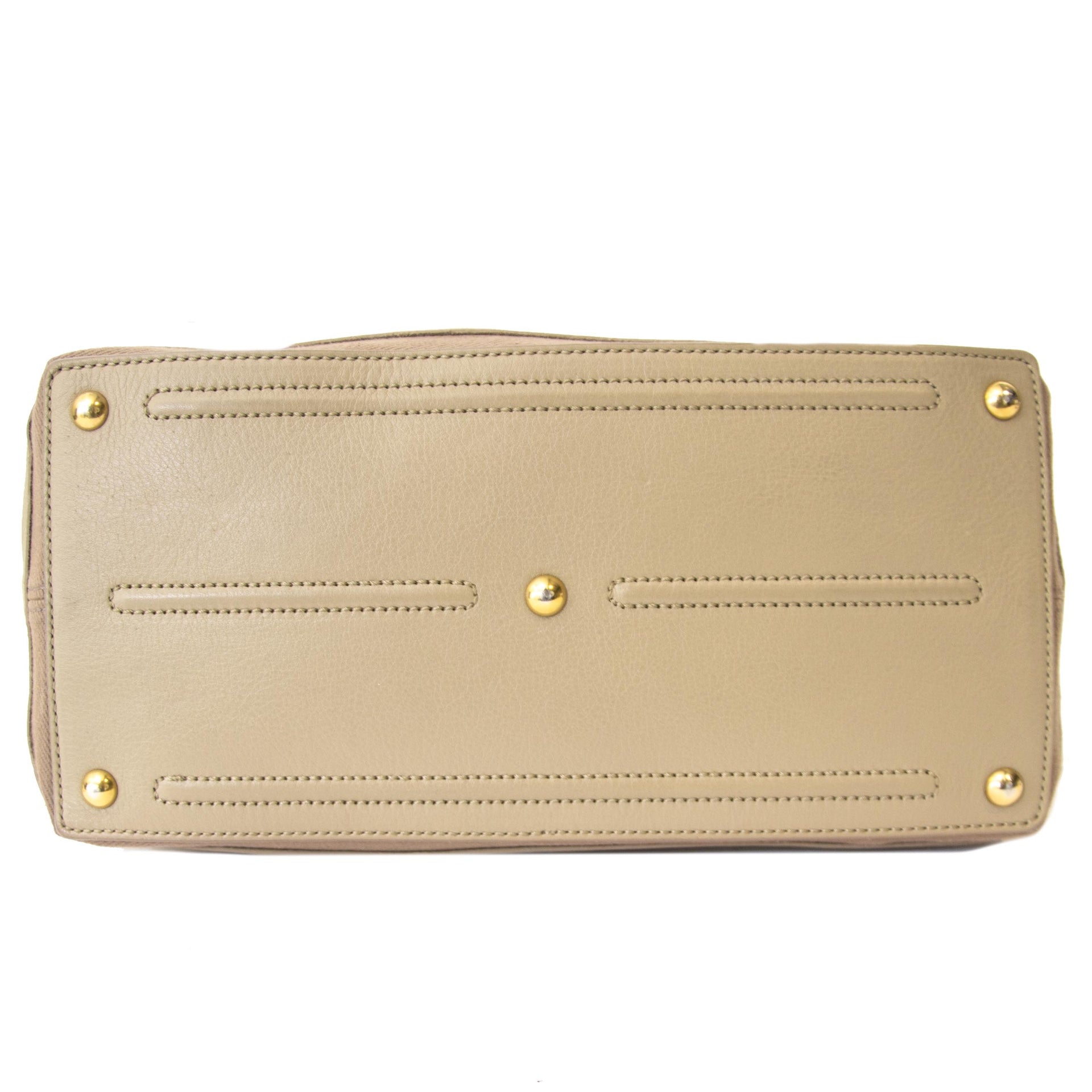 Yves Saint Laurent Muse Two Top Handle Tas in Beige