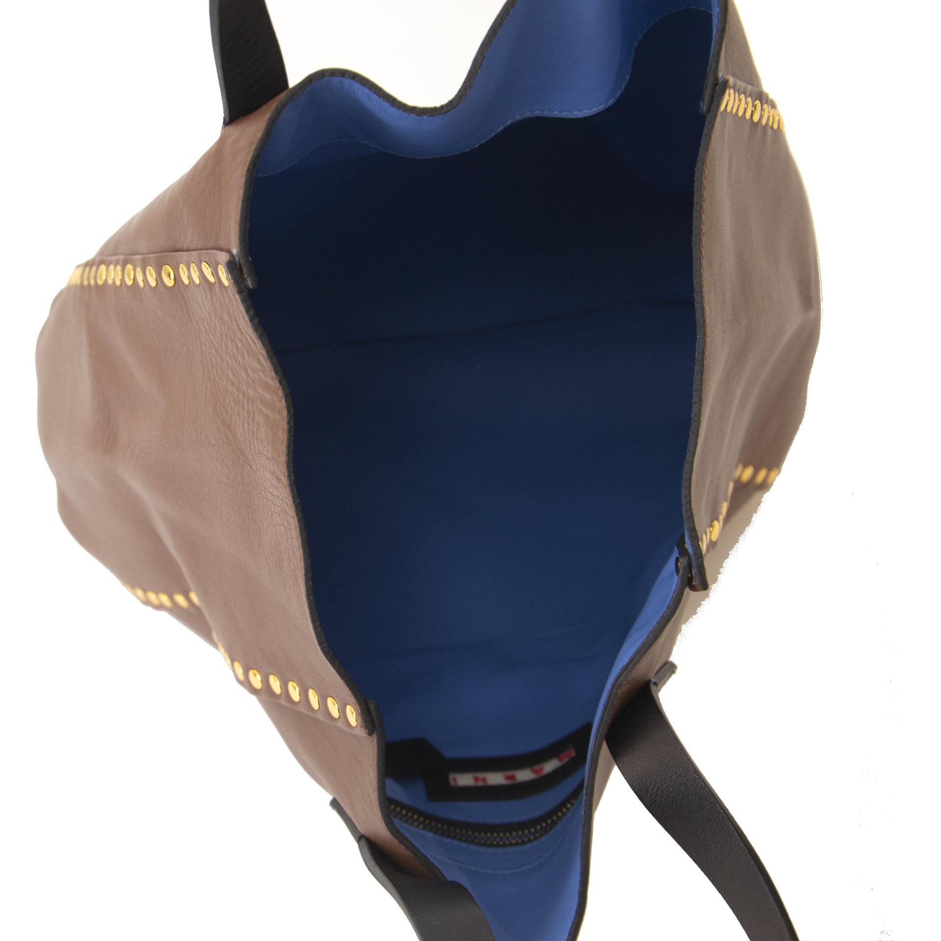 Brown leather Marni handbags at Labellov. Vintage designerbags