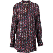 Marni Silk Paint Splatter Blouse - size IT46