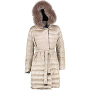 Shop safe online at Labellov in Antwerp this 100% authentic second hand Max Mara Silver/Blue Reversible Padded Coat - Size 34