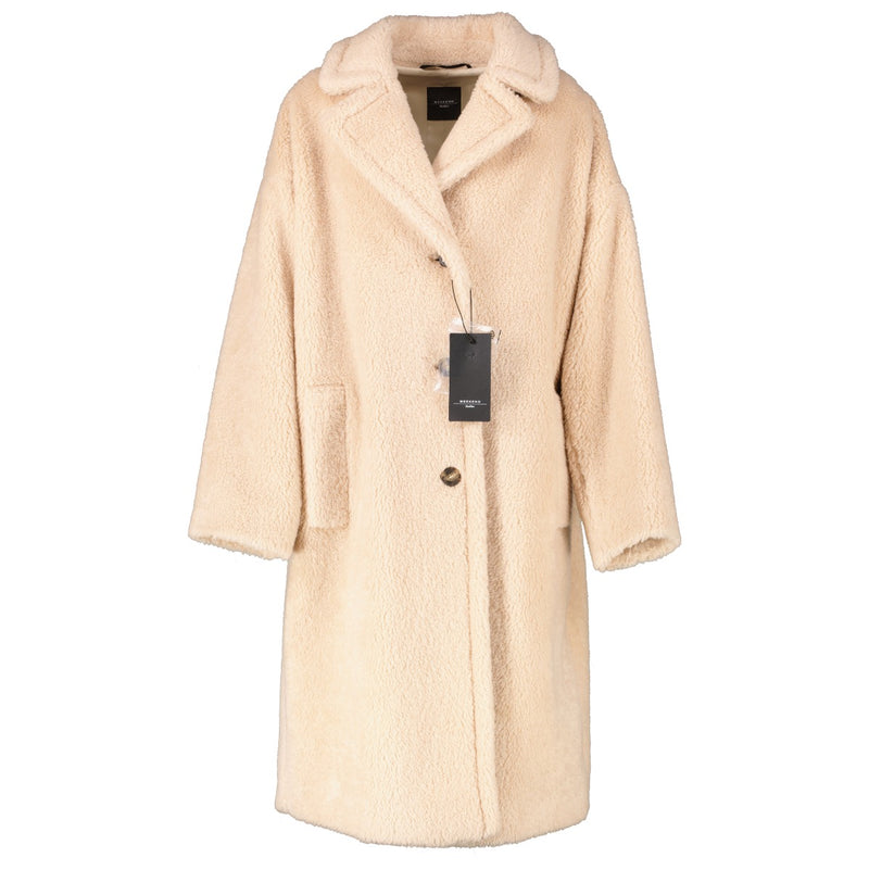Weekend Max Mara Beige Salmone Teddy Jas - Maat FR42