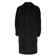 Shop second hand designer fashion Max Mara Studio Black Apaca Wool Coat at Labellov
