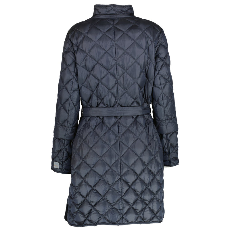 'S Max Mara blauwe gewatteerde jas - Maat FR40