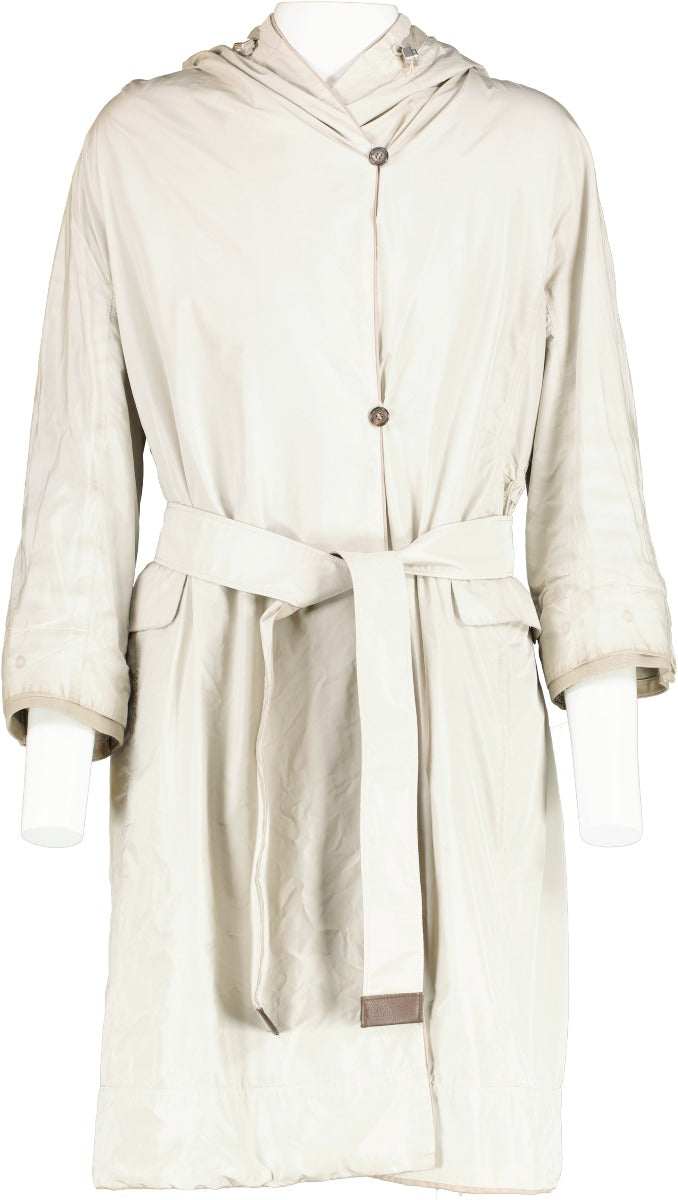 'S Max Mara Beige Omkeerbare Jas - Maat FR42