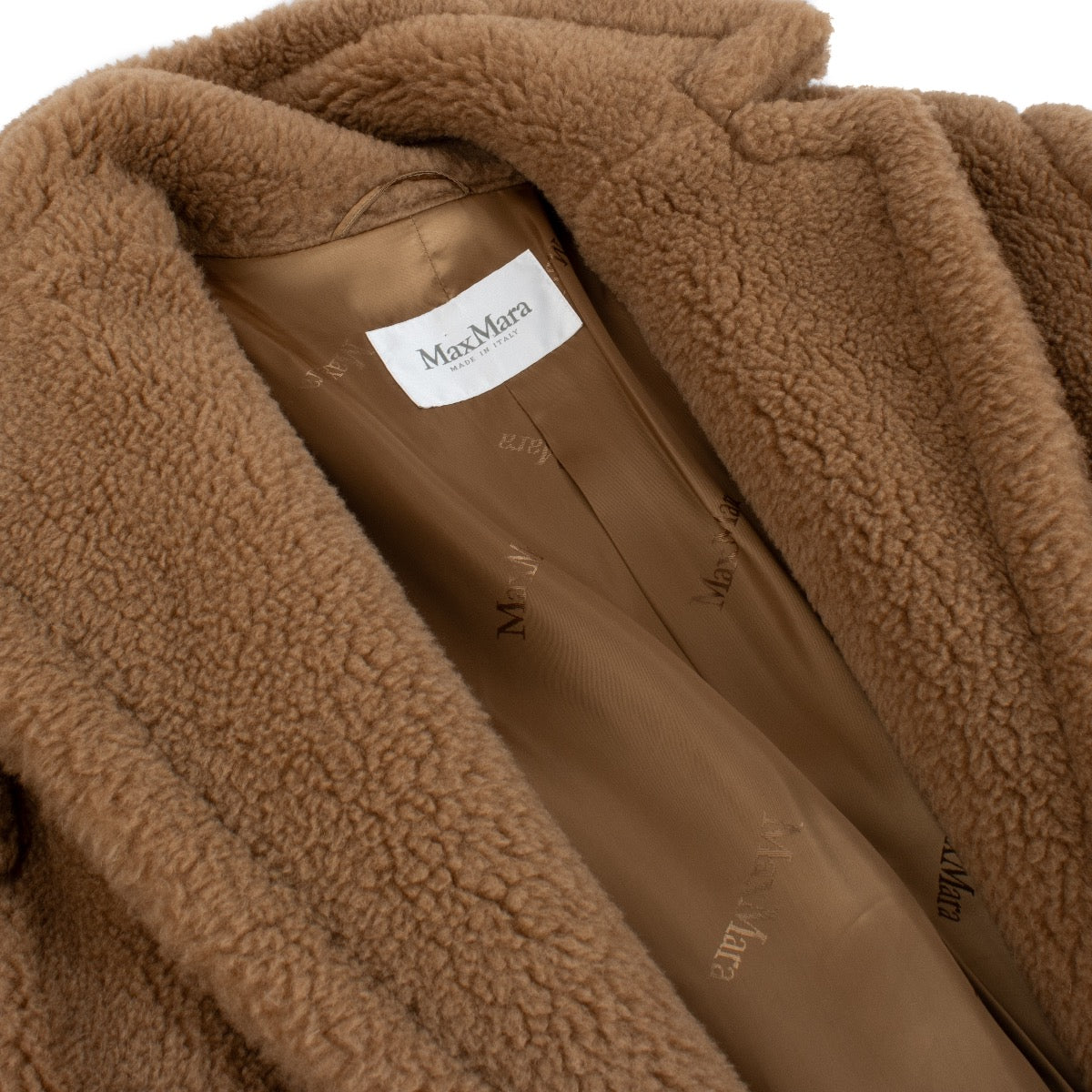 shop 100% authentic second hand Max Mara Teddy Bear Icon Camel Coat - size M on Labellov.com