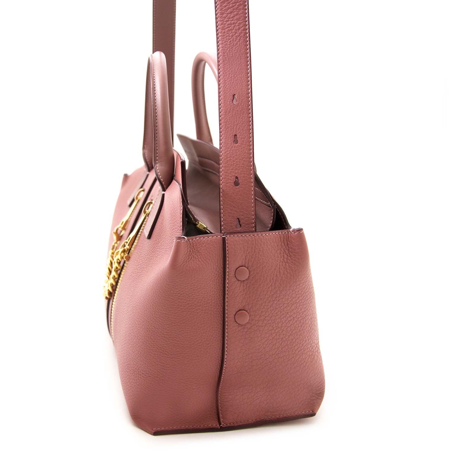 achetez secondmain Chloe Pink Leather Cate Satchel Bag pour le meilleur prix sur labellov