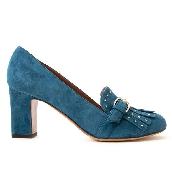 Tabitha Simmons Suede Kiltie Pumps - Size 39