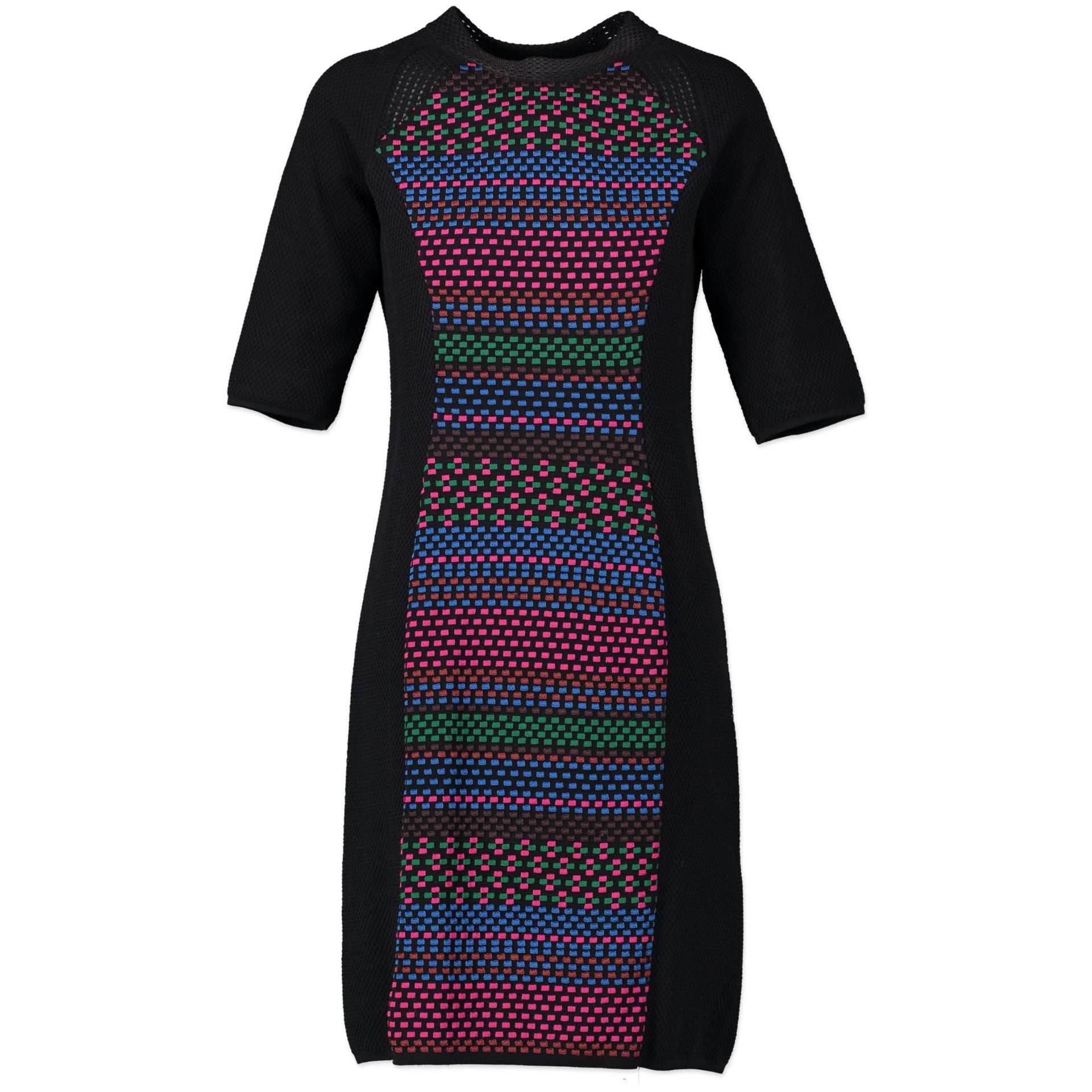 Tweedehand authentieke Missoni Bodycon multicolor dress aan de juiste prijs online in alle veiligheid online webshop LabelLOV Antwerpen luxe merken