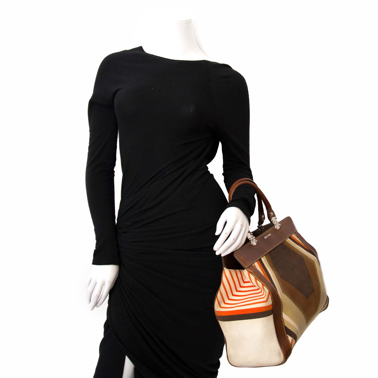 acheter en linge pour le meilleur prix Miu Miu Canvas Tote