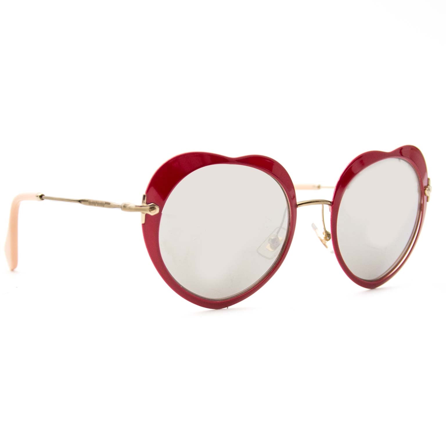 Miu Miu Abstract Heart Sunglasses kopen doet u met volle vertrouwen bij Labellov in antwerpen