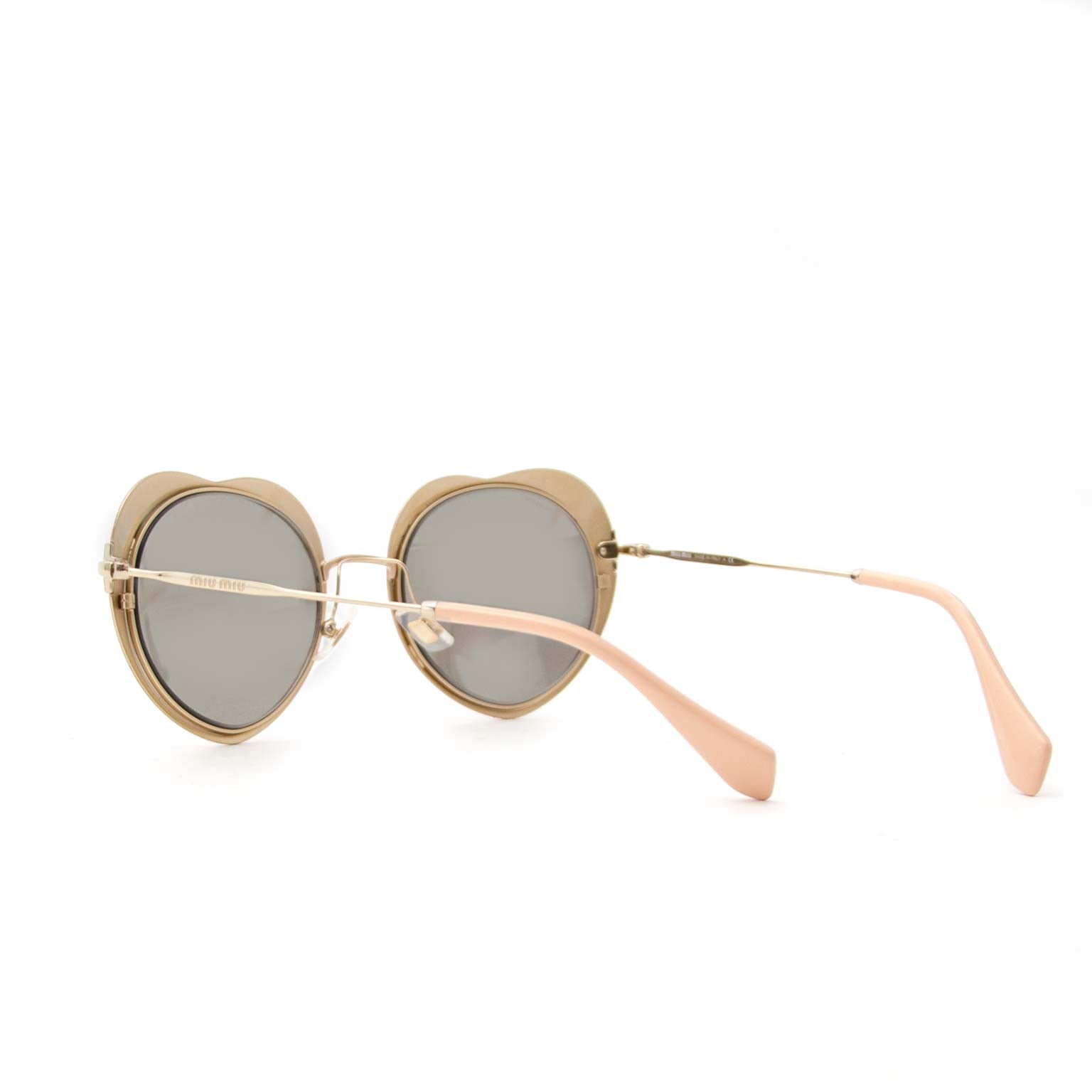 Buy your authentic Miu Miu Abstract Heart Sunglasses 2018