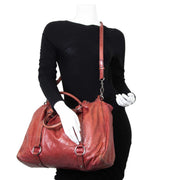 miu miu vitello lux gathered leather shopper now for sale at labellov vintage fashion webshop belgium