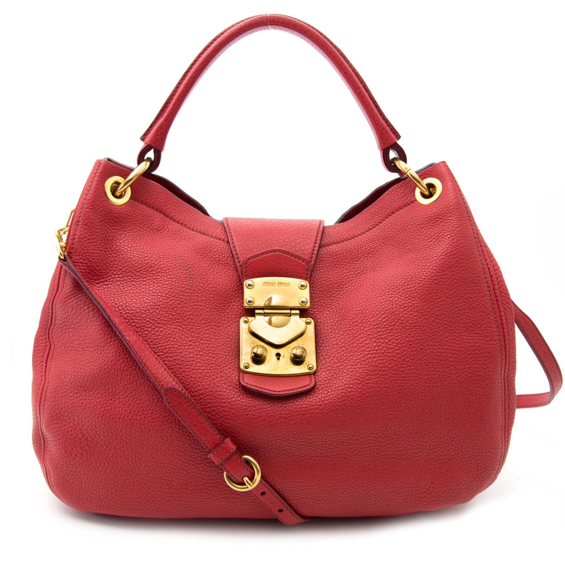 Rouge miu miu sac en bandoulière à la vente en ligne
