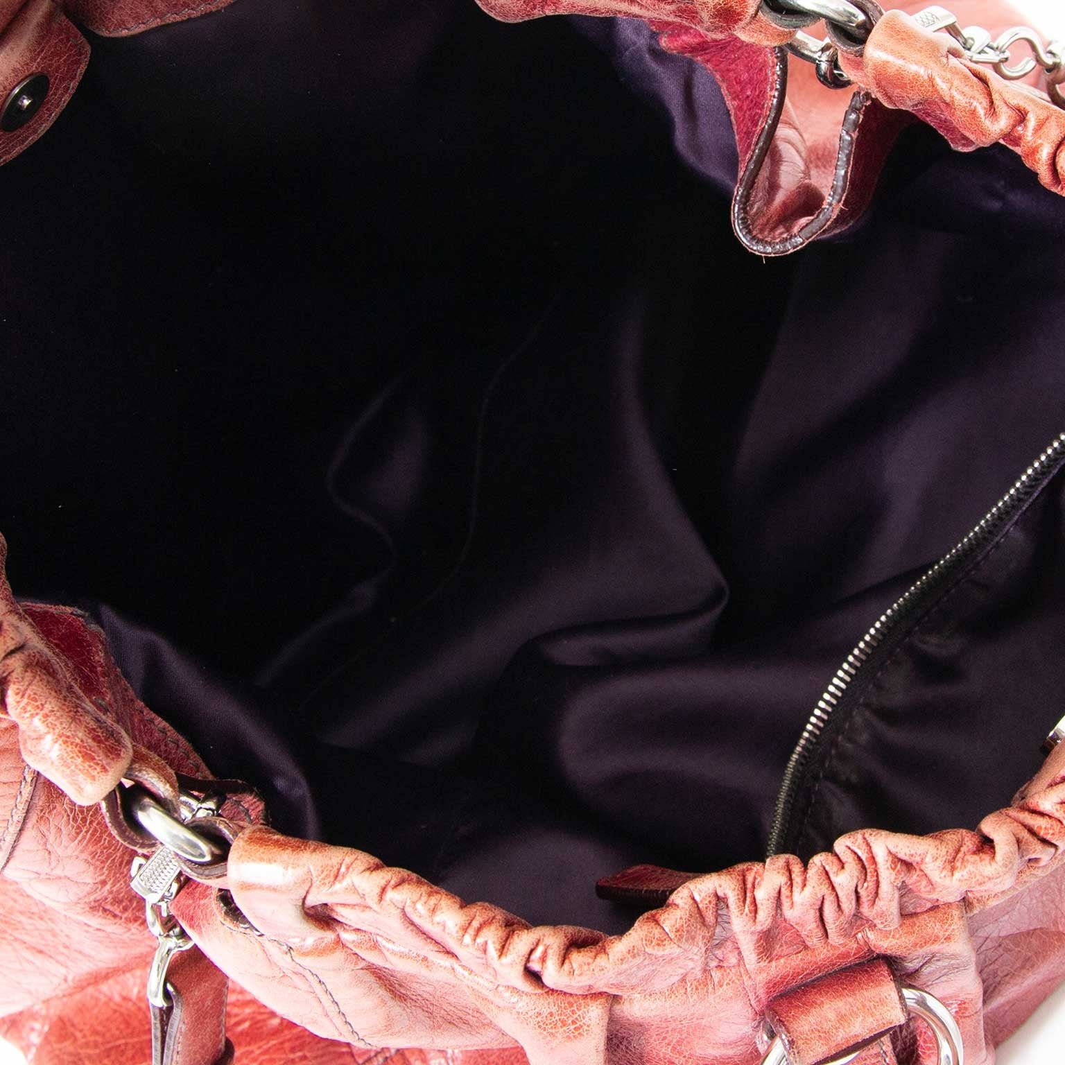 miu miu vitello lux gathered leather shopper now for sale at labellov vintage fashion webshop belgium