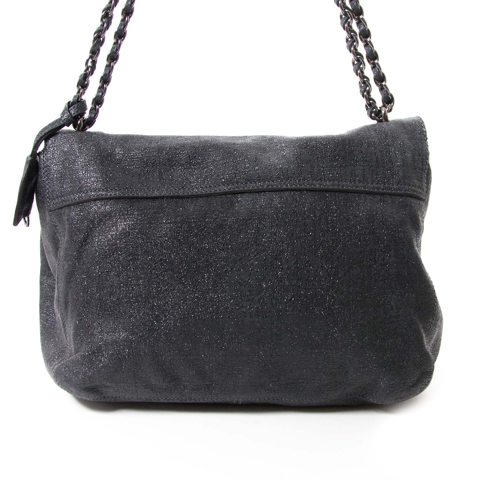 mulberry large lily shiny shoulder bag now for sale at labellov vintage fashion webshop belgium