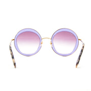 comme neuf iconic Miu Miu Appliquéd Round Frame Sunglasses
