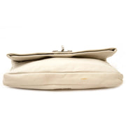 miu miu white and silver stones clutch at labellov vintage fashion webshop