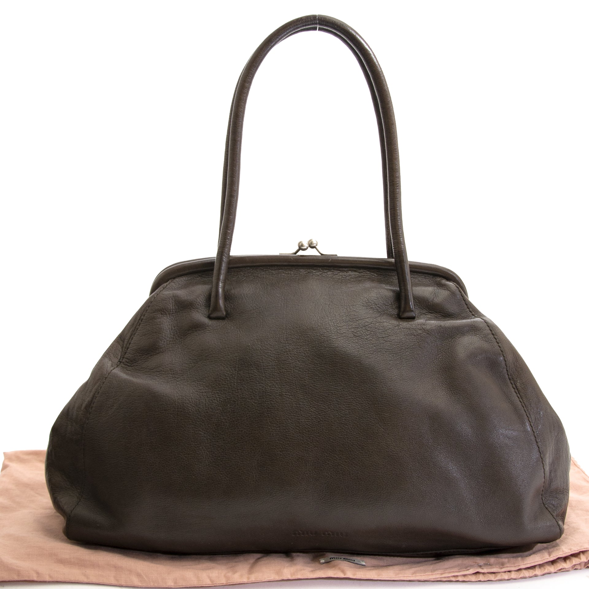 Authentique seconde main vintage Miu Miu Duotone Top Handle Bag achète en ligne chez LabelLOV