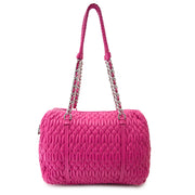 Miu Miu Pink Nappa Cloquet Shoulder Bag