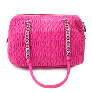 Miu Miu Pink Nappa Cloquet Shoulder Bag