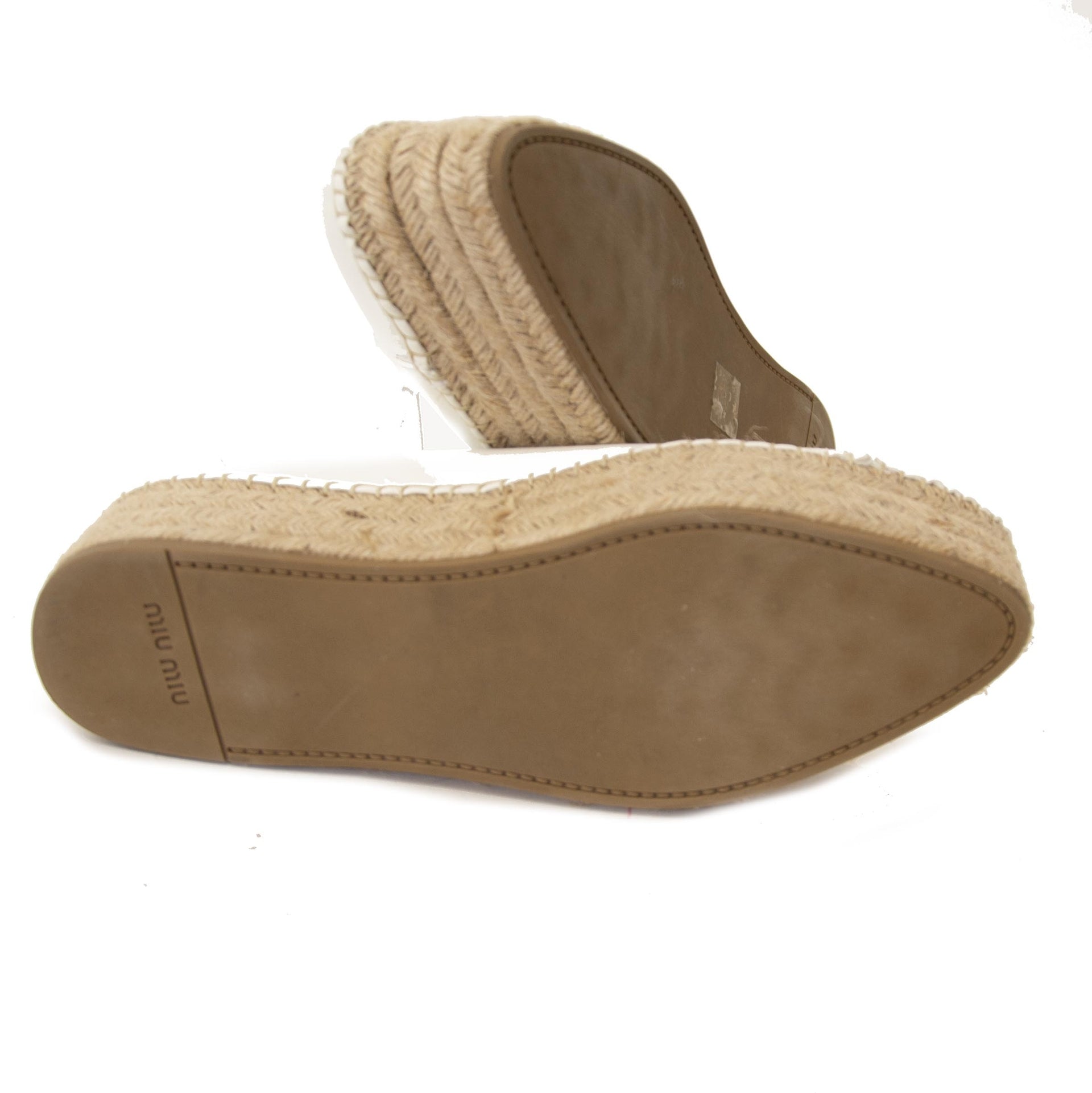 Miu Miu Flatform Espadrille Shoes