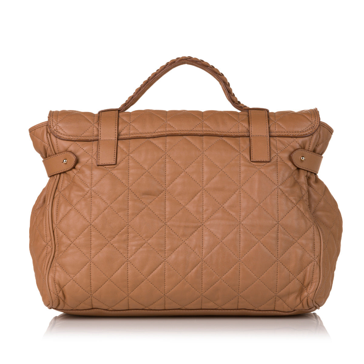 Mulberry Camel Alexa Gewatteerde Satchel