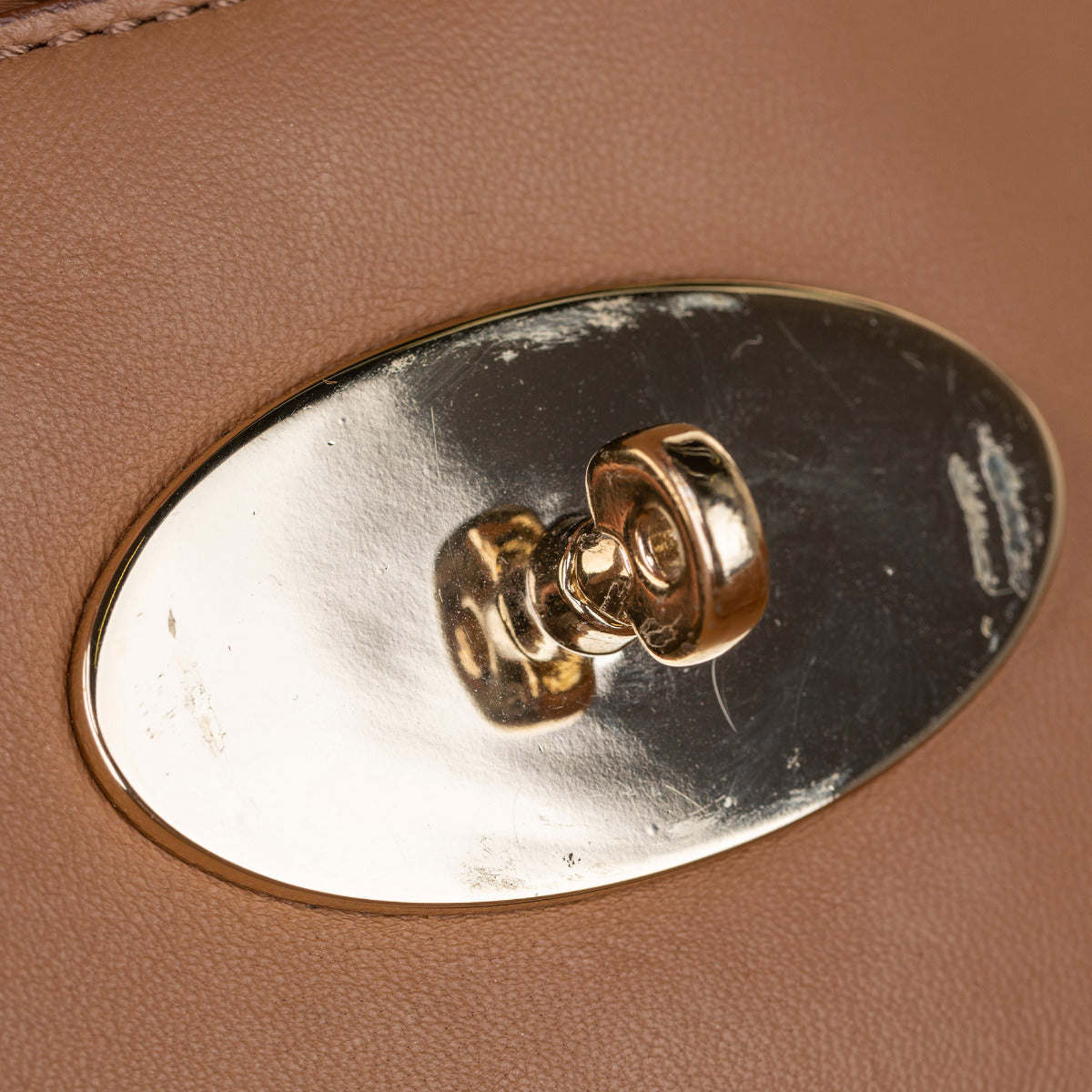 Mulberry Camel Alexa Gewatteerde Satchel