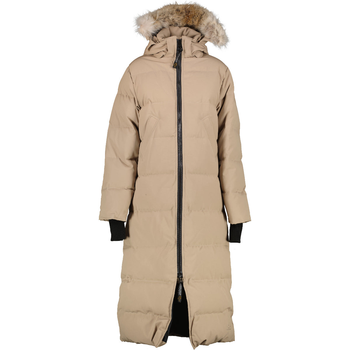 Canada Goose Tan Mystique Long Parka Coat - size S